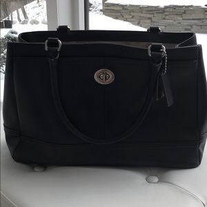 Dark Purple Coach Tote bag